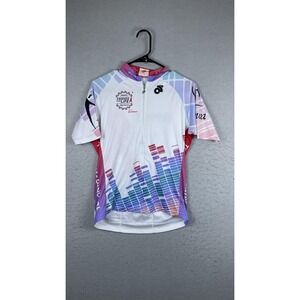 Champion System Womens Cycling Jersey XL PWA Friends For Life Bike Rally White